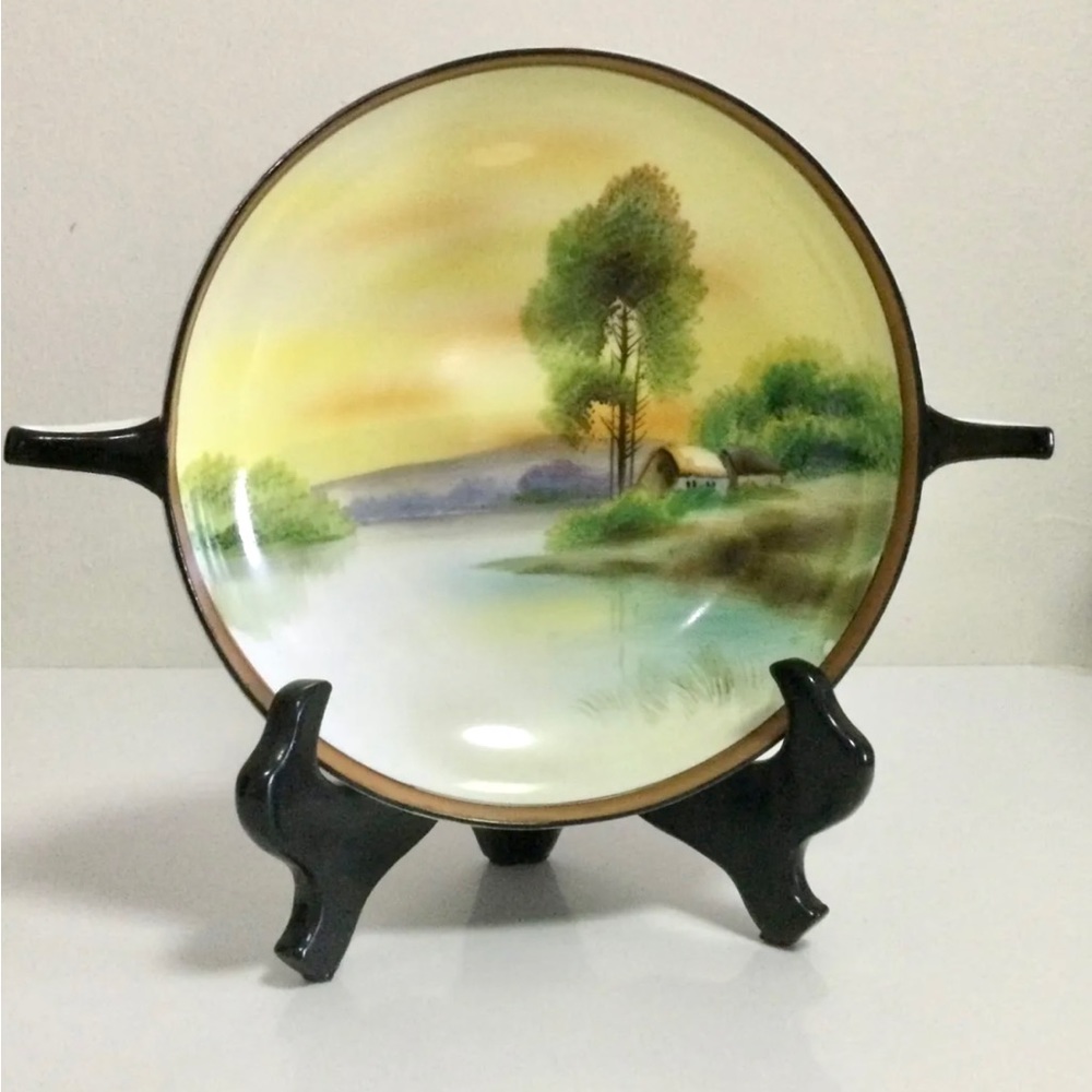 Antique 1920’s Noritake Morimura Hand Painted Bowl, Made in Japan